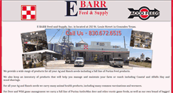 Desktop Screenshot of ebarrfeeds.com